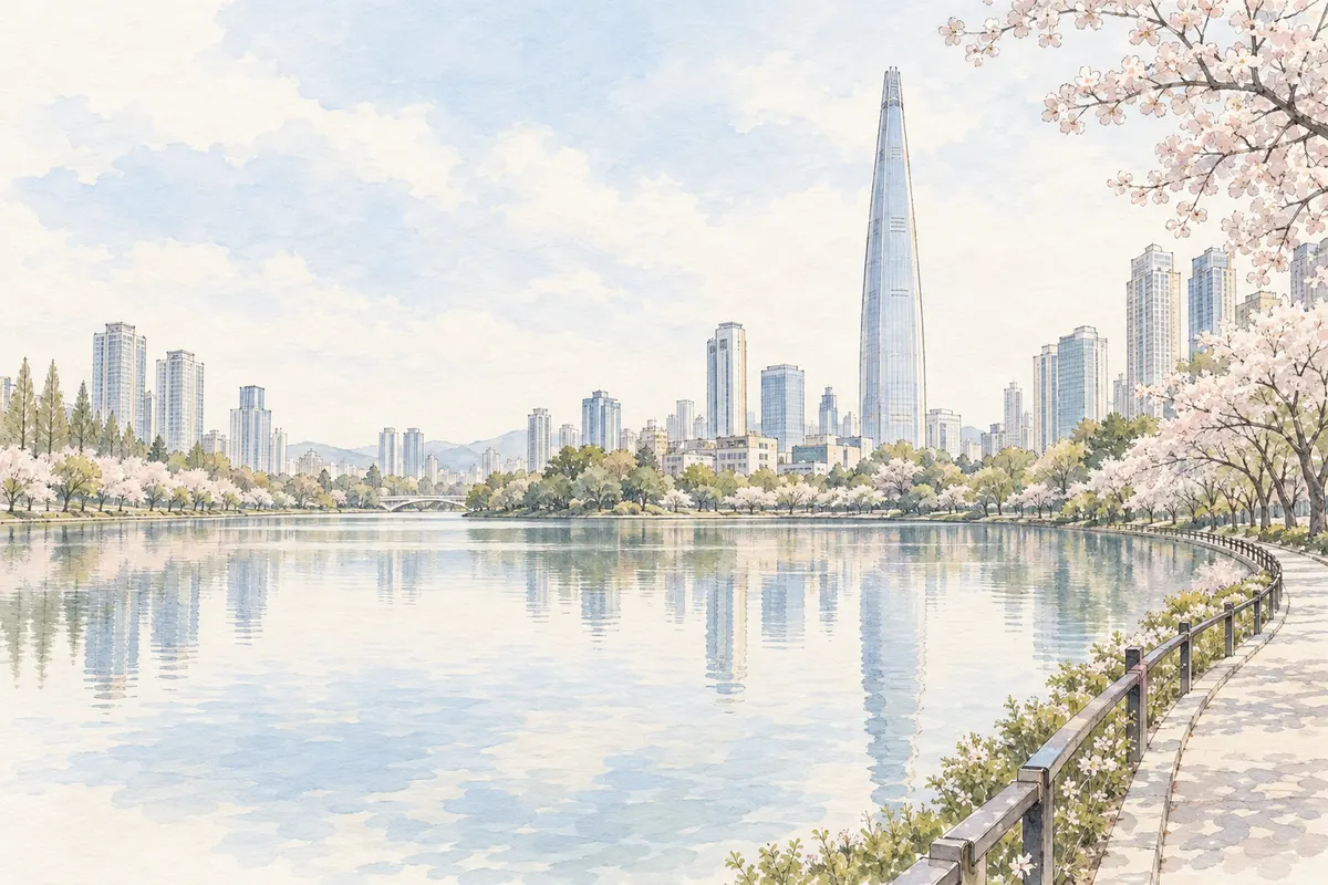 Illustration of Jamsil / Songpa; not Datena Clinic or its building