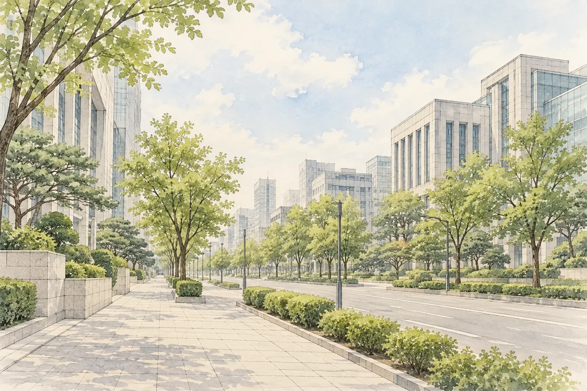 Illustration of Seocho / Gyodae; not Maison de M Clinic Gangnam or its building